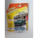 Johnny Lightning 1:64 Chevrolet Corvette Hardtop 1965 mist blue
